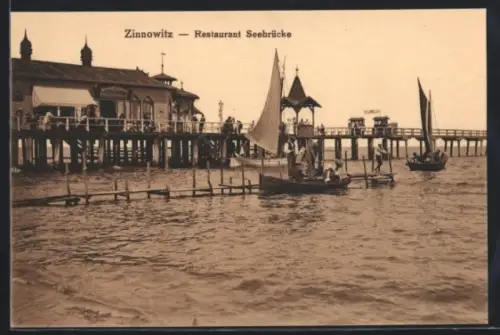 AK Zinnowitz, Restaurant Seebrücke