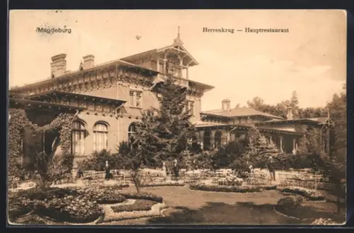 AK Magdeburg, Gaststätte Herrenkrug, Hauptrestaurant
