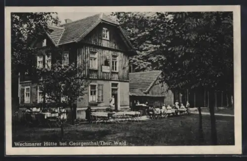 AK Georgenthal /Thür. Wald, Gasthaus Wechmarer Hütte