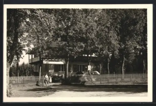 AK Heinrichsort bei Wurzbach, Pension Heinrichsort