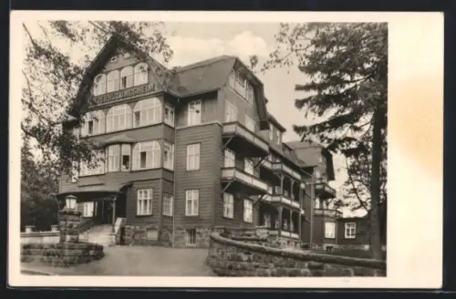 AK Oberhof /Thür., VDK-Erholungsheim, Hauptgebäude