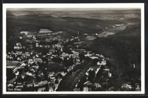 AK Bad Elster, Teilansicht, Fliegeraufnahme