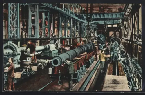 AK Essen-Ruhr, Krupp`sche Kanonenwerkstatt