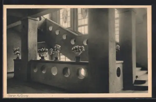 AK Bingen am Rhein, Institut St. Mariä der Englischen Fräulein, Oberer Aufgang