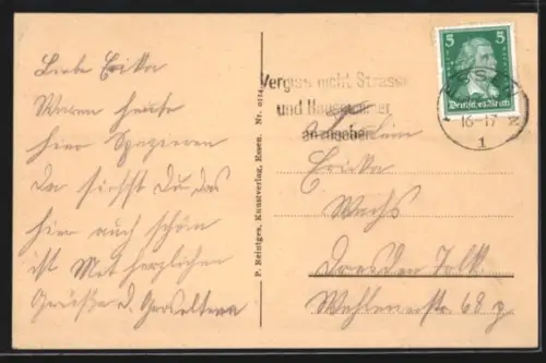 AK Werden /Ruhrtal, Leinpfad