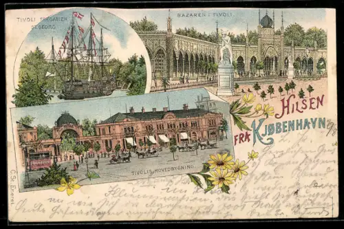 AK Kjobenhavn, Tivolis Hovedbygning, Bazaren i Tivoli
