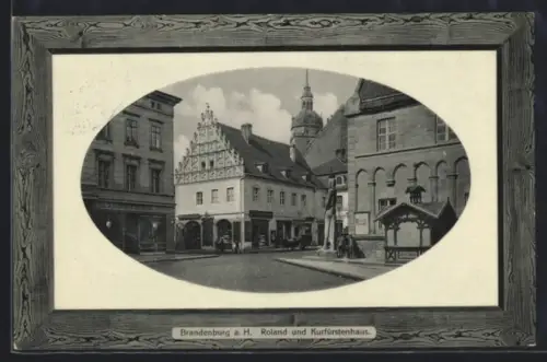 AK Brandenburg a. H., Roland und Kurfürstenhaus