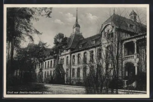 AK Beelitz-Heilstätten /Mark, Sanatorium-Hauptgebäude