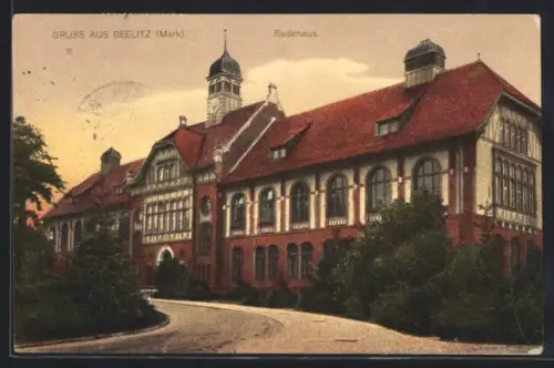 AK Beelitz /Mark, Badehaus