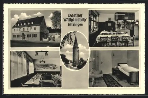AK Kitzingen, Gasthof Wilhelmshöhe