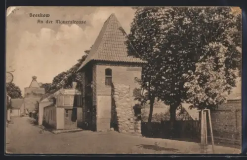 AK Beeskow, An der Mauerstrasse