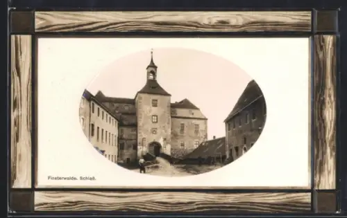 AK Finsterwalde, Schloss, Passepartout