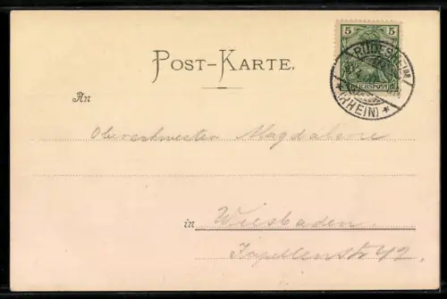 AK Rüdesheim / Rhein, Hotel Jung