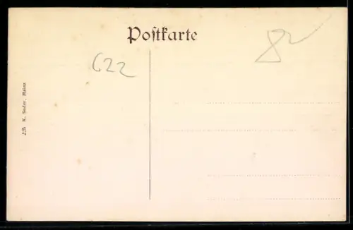 AK Rüdesheim /Rhein, Rheinstrasse mit Motel Traube