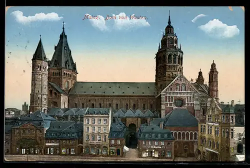 AK Mainz, Dom von Westen