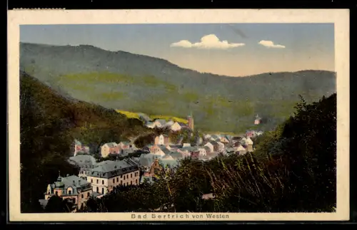 AK Bad Bertrich, Ortsansicht von Westen