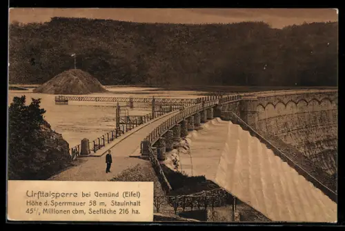AK Gemünd /Eifel, Urfttalsperre, Panorama