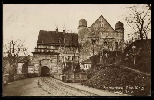 AK Schwarzburg /Thür. Wald, Schlossportal