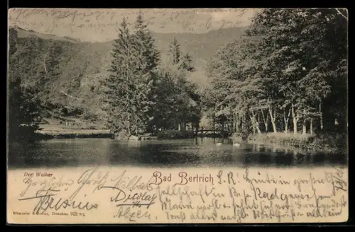 AK Bad Bertrich, Der Weiher