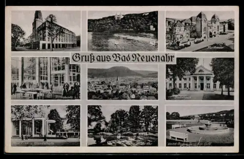 AK Bad Neuenahr, Kurhotel, Kaiser-Wilhelm-Park, Badehaus