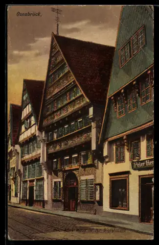 AK Osnabrück, Altes Haus in der Bierstrasse