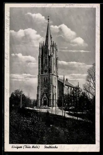 AK Königsee /Thür. Wald, Stadtkirche