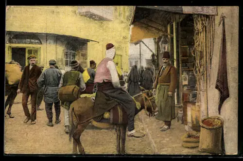 AK Salonique, Un coin des Souks