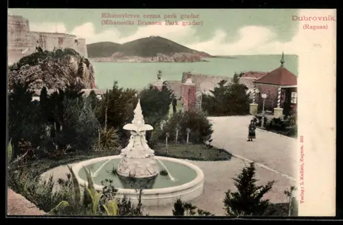 AK Dubrovnik, Mihanoviceva cesma park gradac
