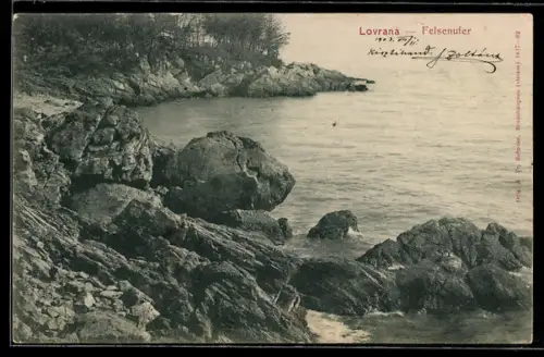 AK Lovrana, Felsenufer