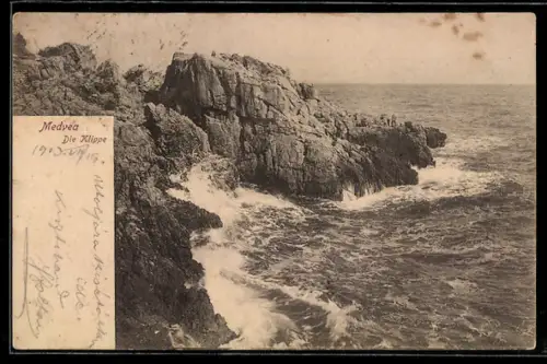 AK Medeva, Partie an den Klippen