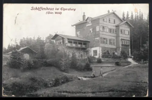 AK Elgersburg, Gasthof Schöffenhaus