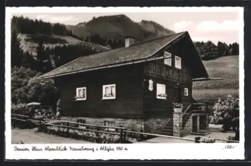 AK Nesselwang i. Allgäu, Pension Haus Alpenblick