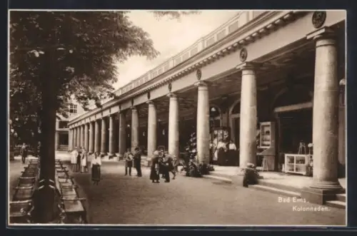 AK Bad Ems, Kolonnaden