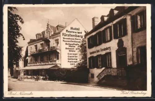AK Bad Neuenahr, Hotel Fürstenberg