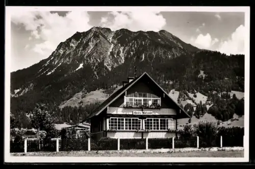 AK Oberstdorf i. Allgäu, Hotel Haus Melanie A. Buchner