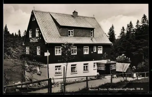 AK Oberbärenburg /Erzgeb., Hotel-Pension Dorette