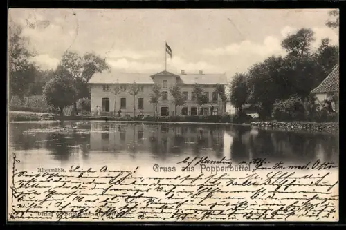 AK Hamburg-Poppenbüttel, Gasthof Altenmühle
