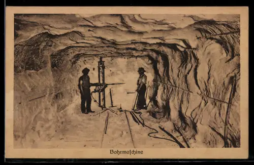 AK Stassfurt, Salzbergwerk Gewerkschaft Ludwig II, Bohrmaschine