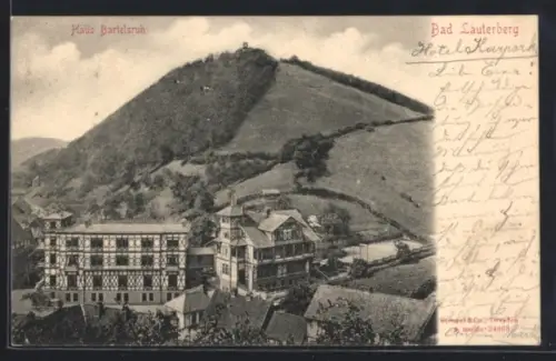 AK Bad Lauterberg, Haus Bartelsruh, Bergansicht