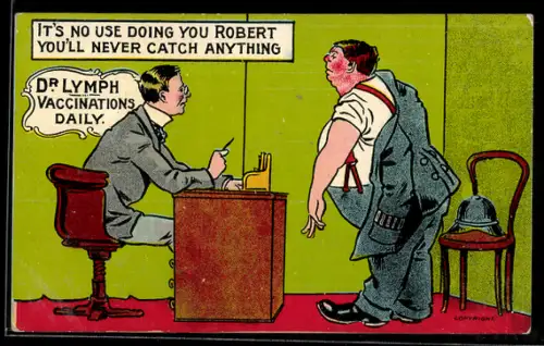 AK Britischer Polizist bei Sprechstunde beim Arzt