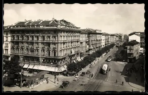 AK Milano, Corso Buenos Aires, Strassenbahn