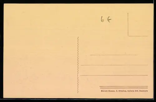 AK Milano, Piazza Duomop, Strassenbahn