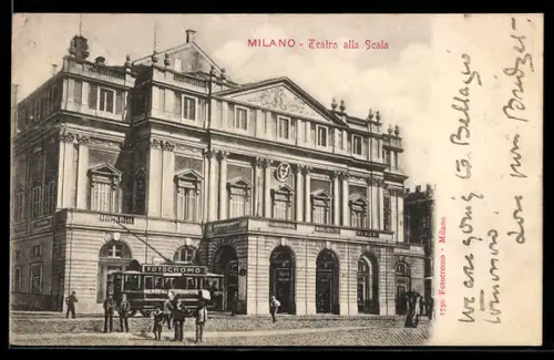 AK Milano, Teatro alla Scala, Strassenbahn