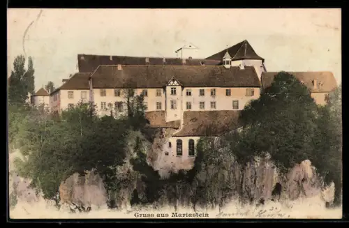 AK Mariastein, Blick auf Schloss