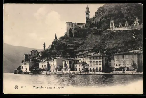 AK Morcote /Lago di Lugano, Vista Parziale