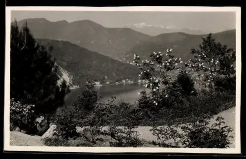 AK Agra, Sanatorium mit Blick auf den Luganersee