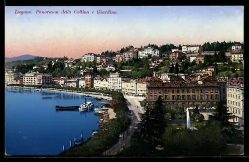 AK Lugano, Panorama della Collina e Giardino