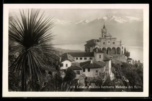 AK Locarno, Basilica Santuario Madonna del Sasso