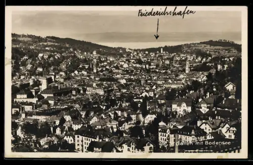 AK St. Gallen /Bodensee, Teilansicht