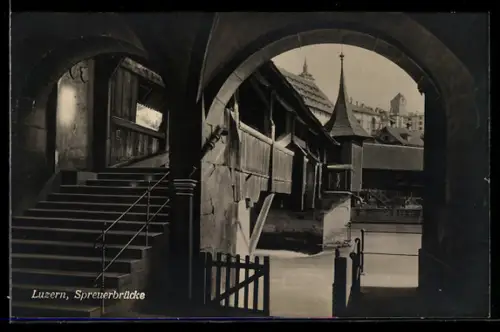 AK Luzern, Spreuerbrücke